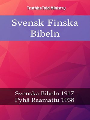 cover image of Svensk Finska Bibeln